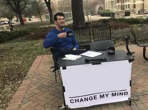 Change My Mind meme about Sperry Honey