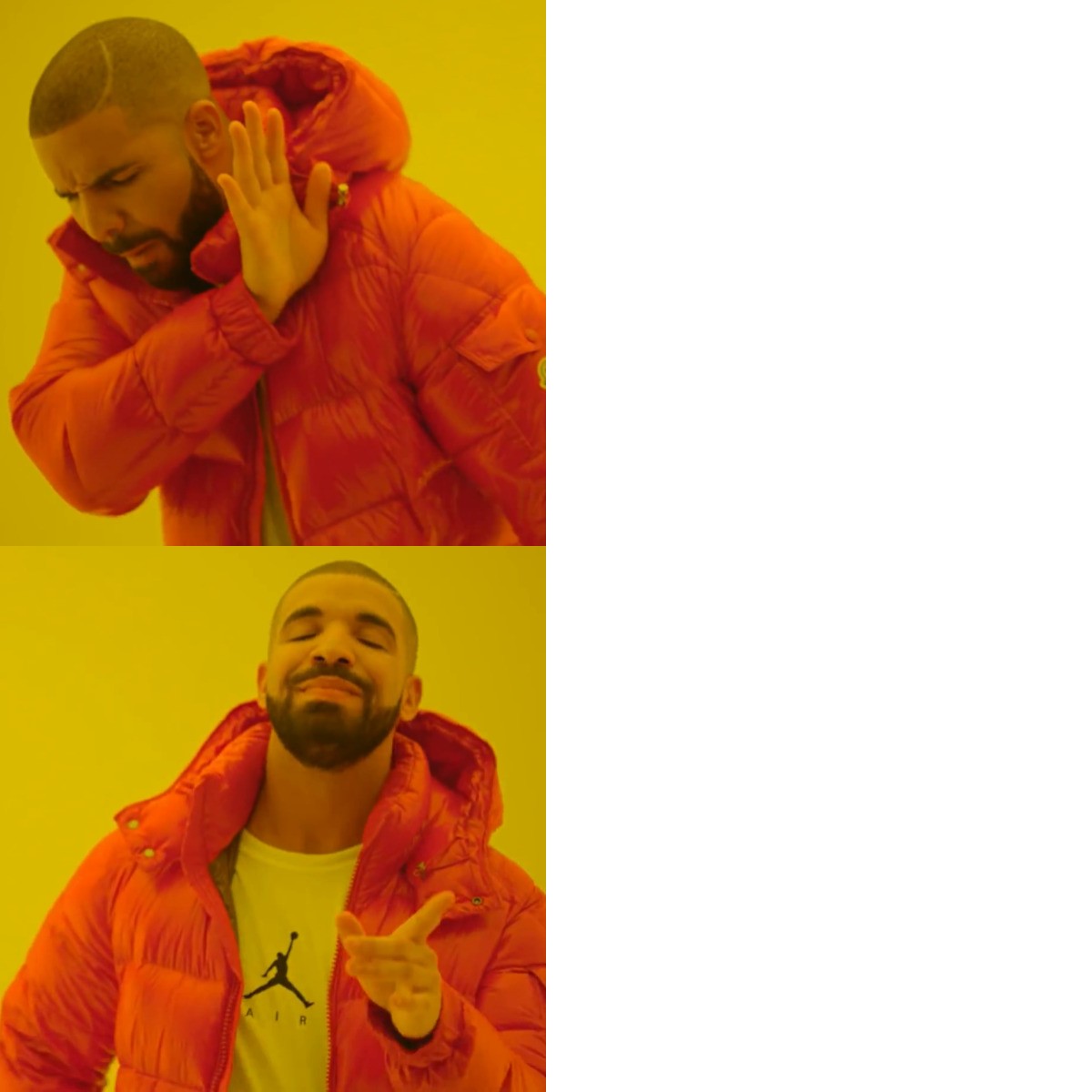 Drake Hotline Bling meme about Sperry Honey