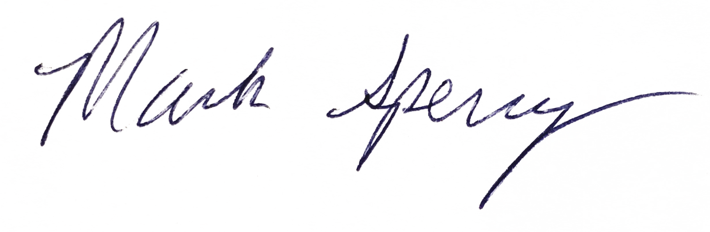 Mark Sperry's signature